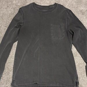 Men's Grey Heavy Long Sleeve Shirt